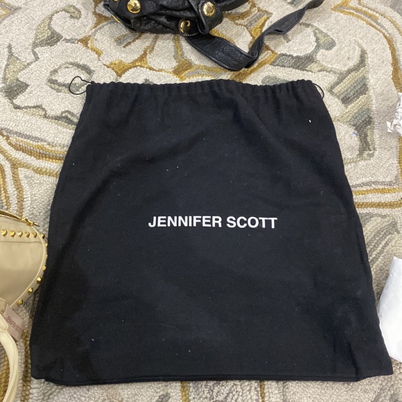 💕 Jennifer Scott Mahsa vixen bone  Italian leather satchel gorgeous $559 💕 - Picture 12 of 13